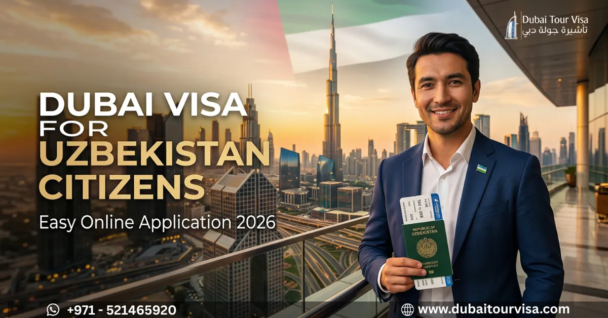Dubai Visa for Uzbekistan Citizens: 2026 Complete Guide (Fast & Easy Application via dubaitourvisa.com)